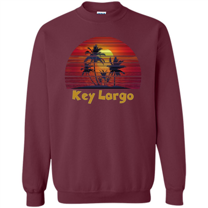 Key Largo Florida T-shirt Maroon