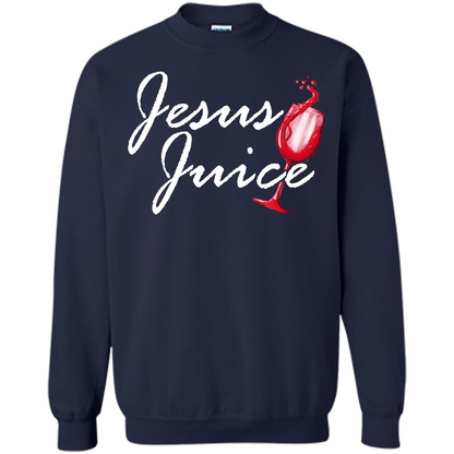 Wine T-shirt Jesus Juice Navy