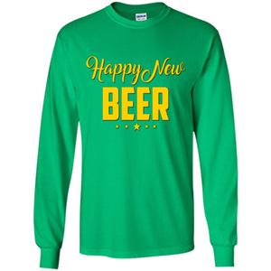 Happy New Beer T-shirt Beer Lover T-shirt