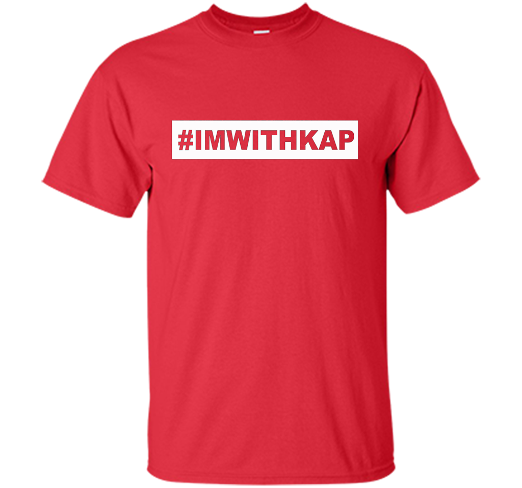 Hashtag I'm With Kap T-shirt Red