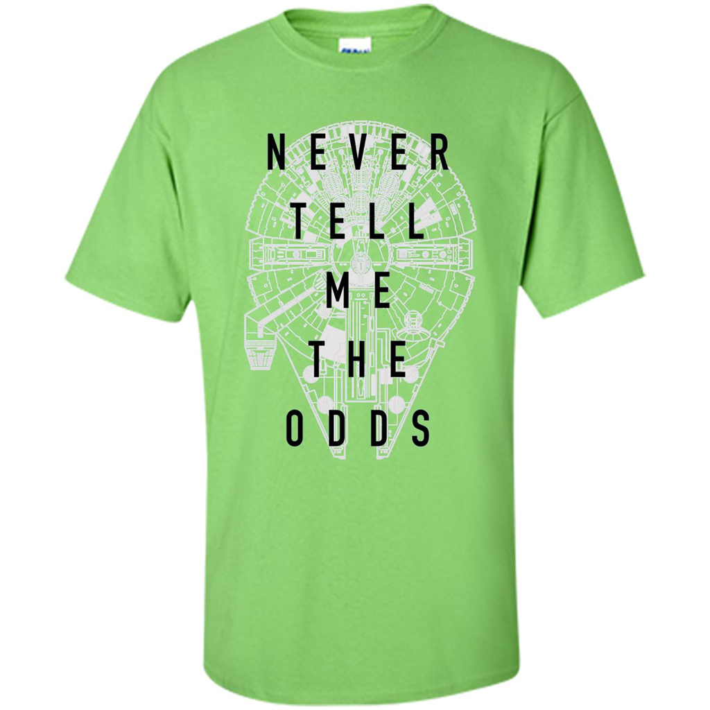 Movie T-shirt Never Tell Me The Odds T-shirt Lime