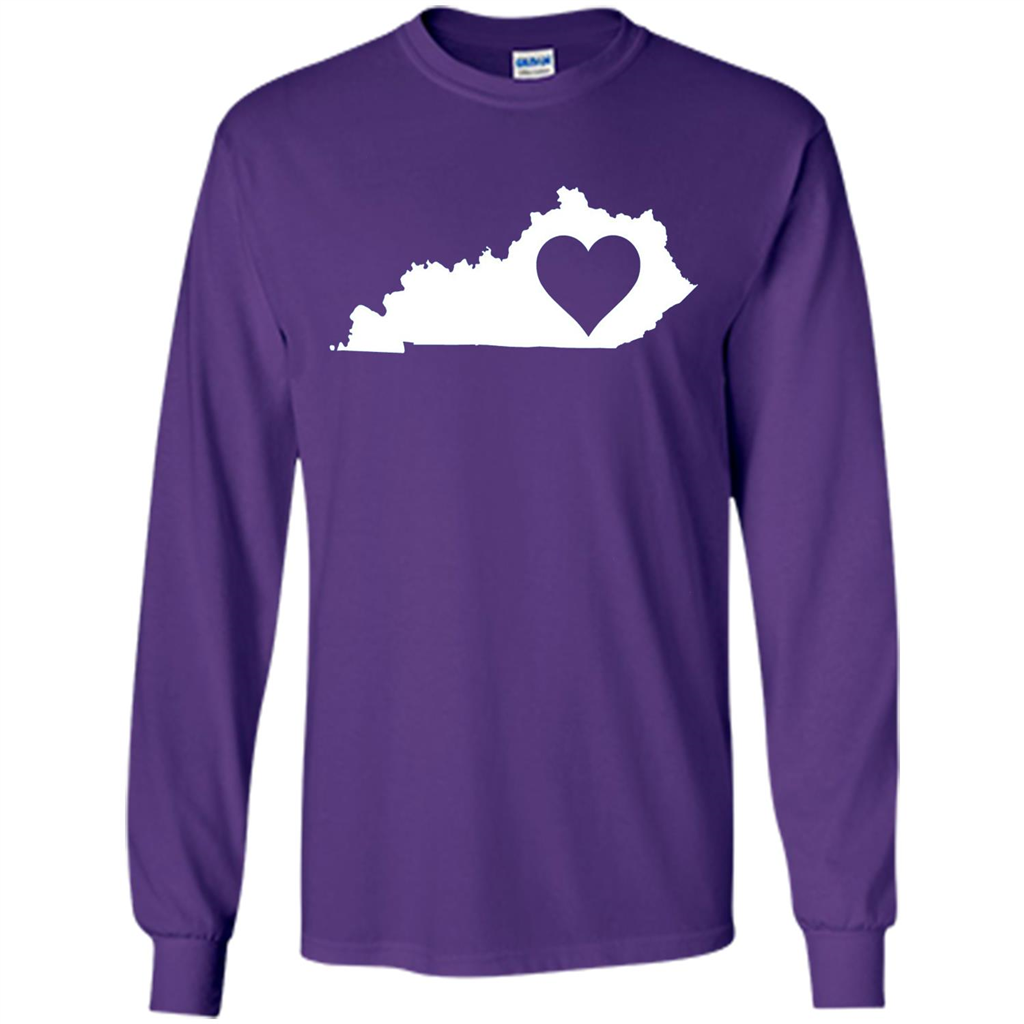 Kentucky Love T-Shirt Kentucky State T-shirt Purple