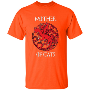 Cat Lovers T-shirt Mother of Cats