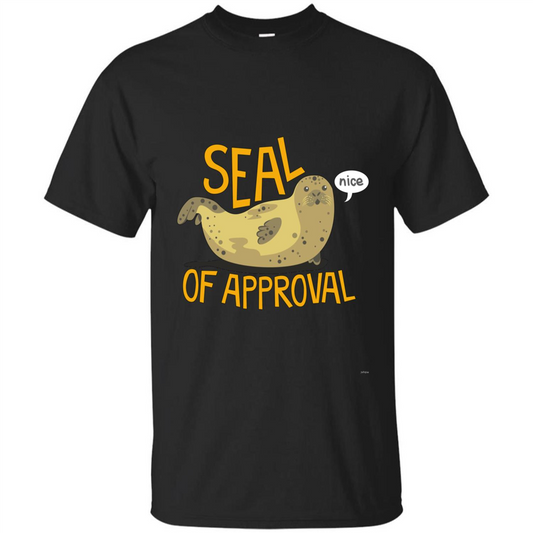 Seal Of Approval T-shirt Black