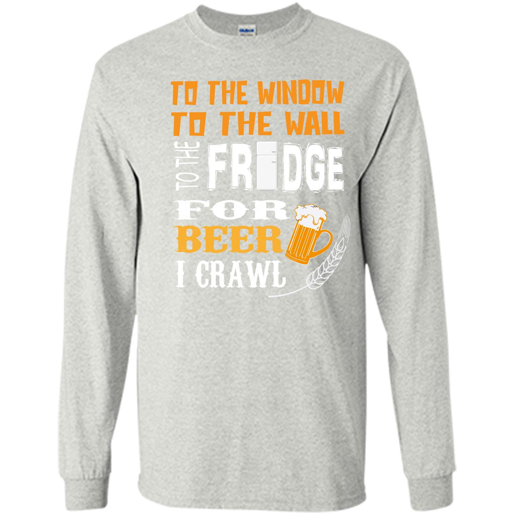 Beer. For Beer I Crawl T-shirt Ash