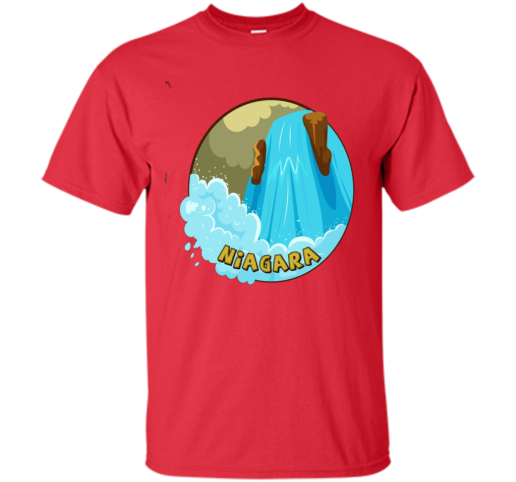Niagara Falls Souvenir Shirt cool shirt Red