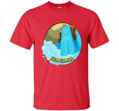 Niagara Falls Souvenir Shirt cool shirt Red