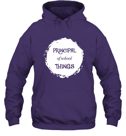 Principal Of School Things Shirt Hoodie Hoodie Purple