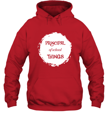 Principal Of School Things Shirt Hoodie Hoodie Red
