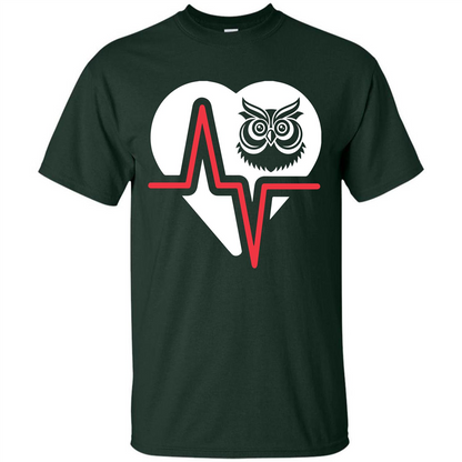 Owl T-shirt Forest Green