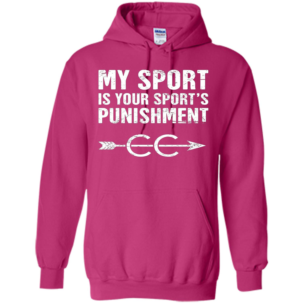 My Sport Is Your Sport's Punishment T-shirt Heliconia
