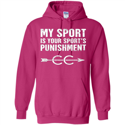 My Sport Is Your Sport's Punishment T-shirt Heliconia