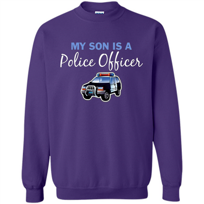 My Son Is A Police Officer T-Shirt Orange