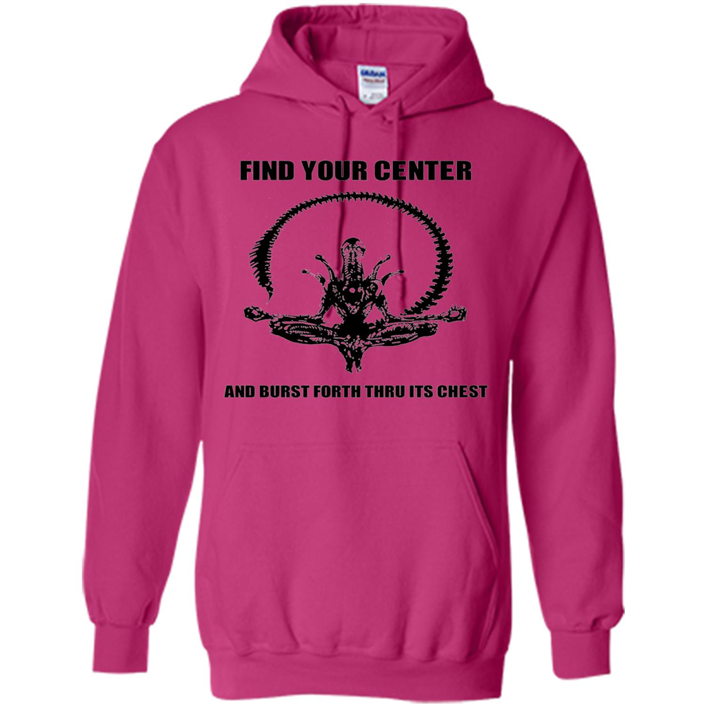 Find Your Center And Burst Forth Thru Its Chest T-shirt Heliconia