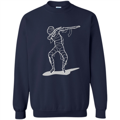Dab Halloween T-shirt Hip Hop Dabbing Dancer T-shirt Navy