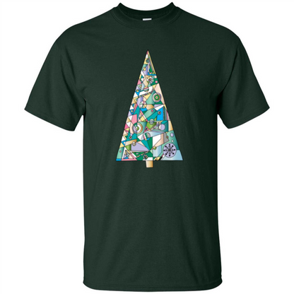 Xmas Tree T-shirt Forest Green