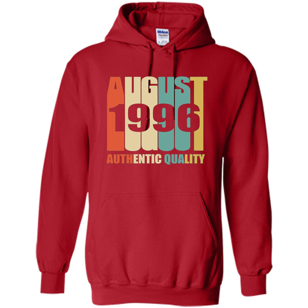 August 1996 Authentic Quality T-shirt Red