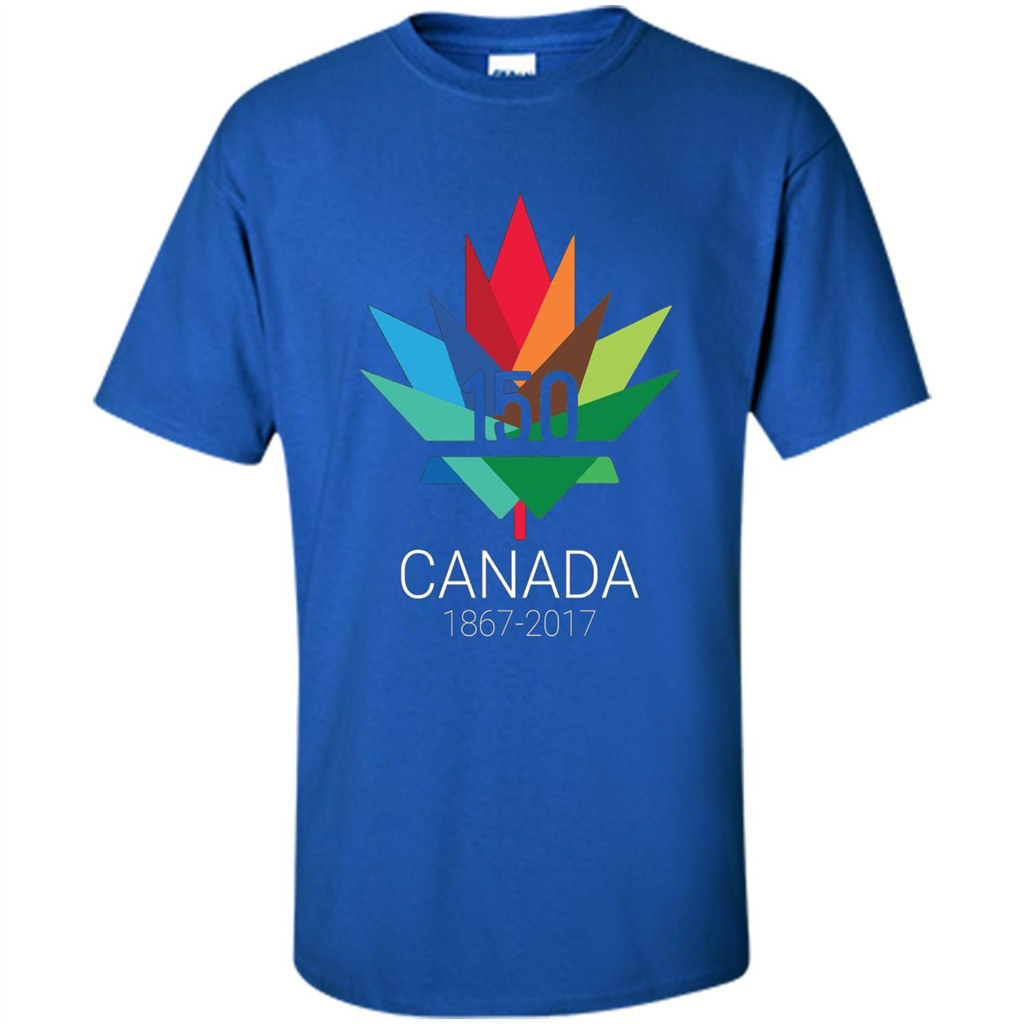 Canada 150 Years - Maple Leaf T-Shirt Royal