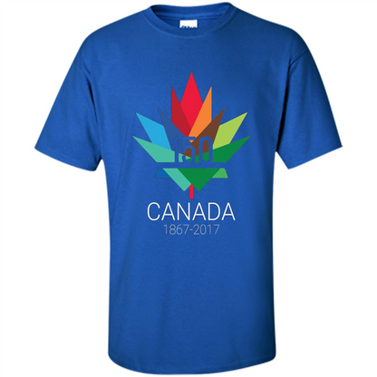 Canada 150 Years - Maple Leaf T-Shirt Royal