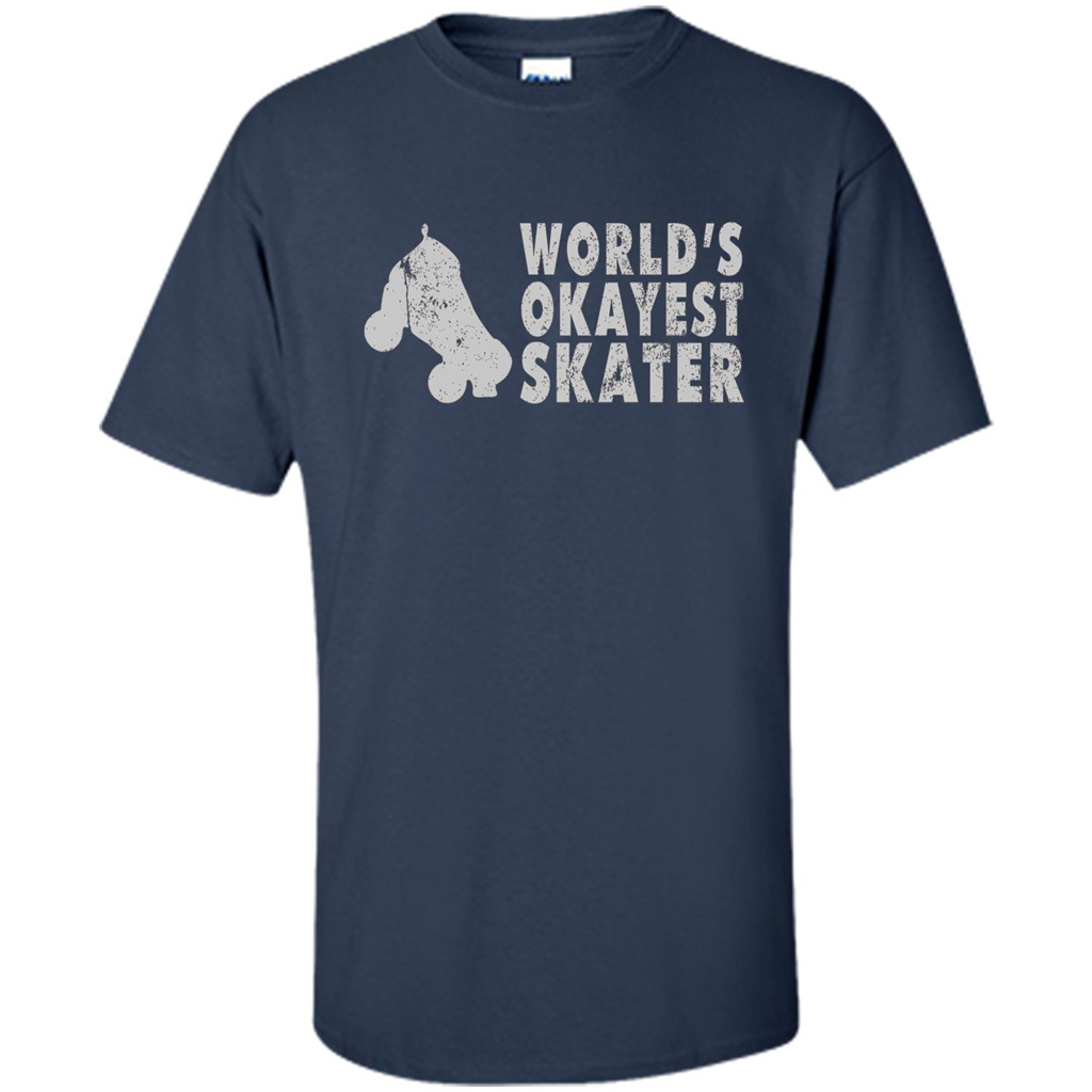 World's Okayest Skater T-shirt Navy
