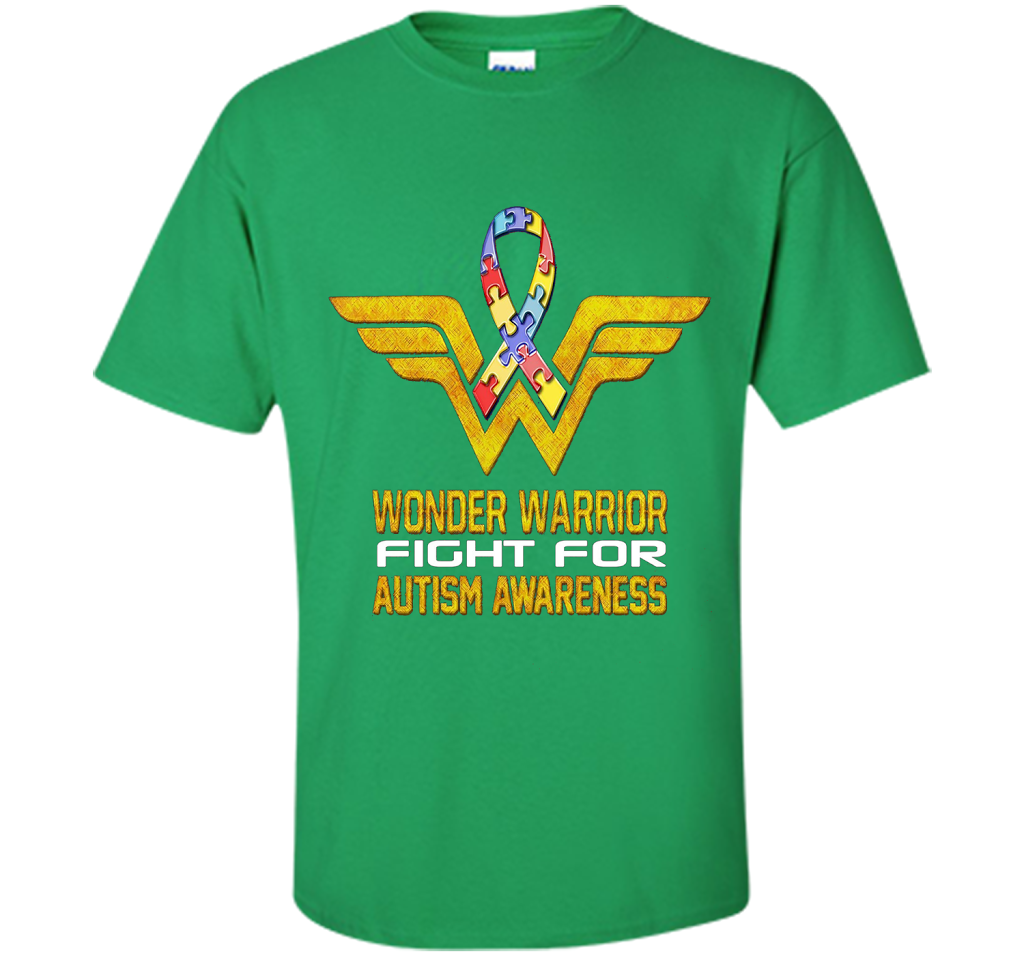 Wonder Warrior Fight For Autism Awareness T-shirt Irish Green