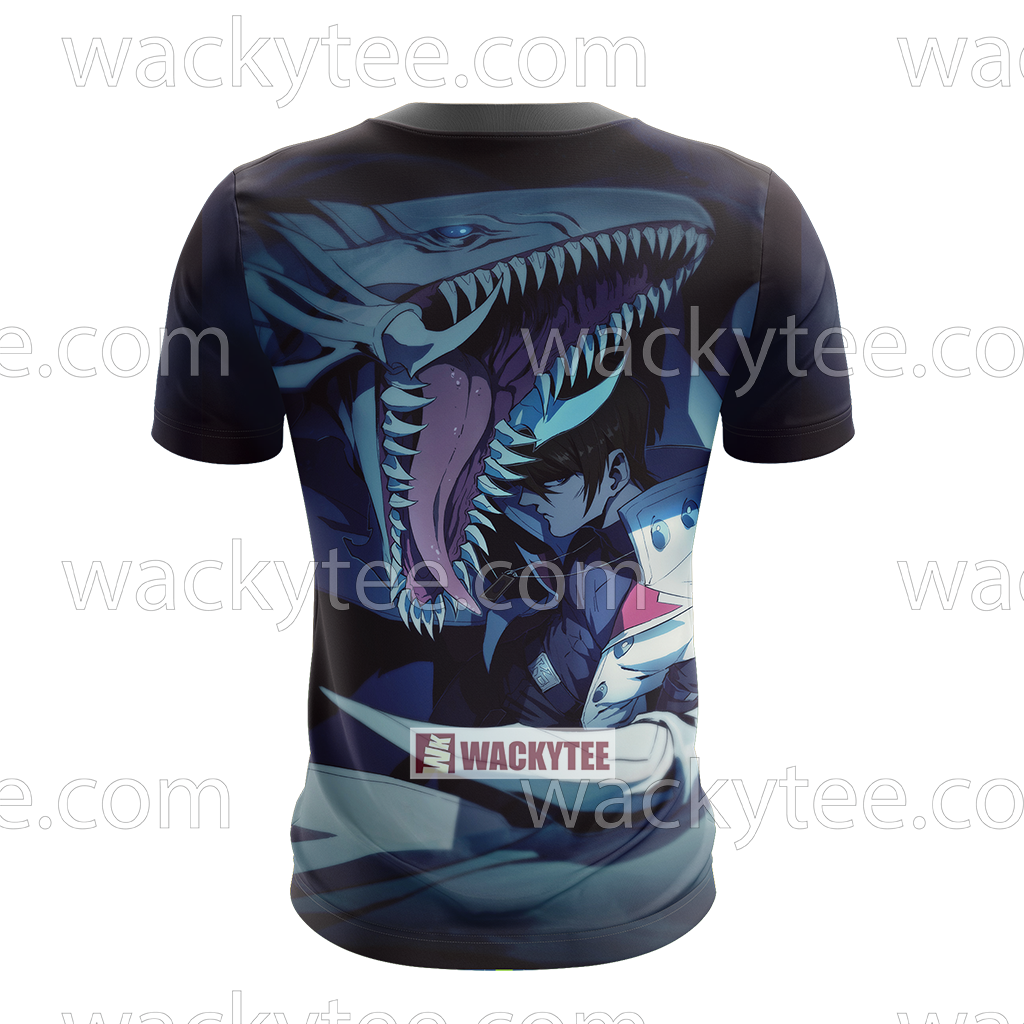 Yu Gi Oh Seto Kaiba And Blue Eyes White Dragon T Shirt Wackytee 8980