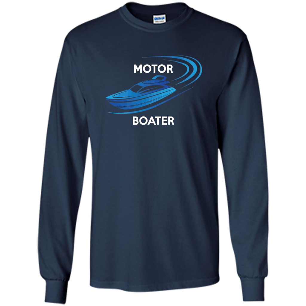 Motor Boater T-shirt Navy