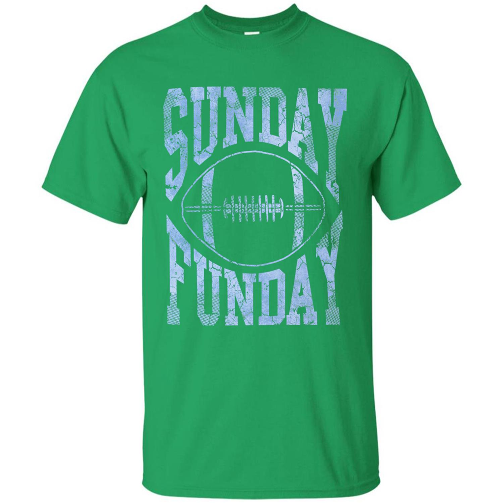 Football T-shirt Sunday Funday Football SeasonT-Shirt Irish Green