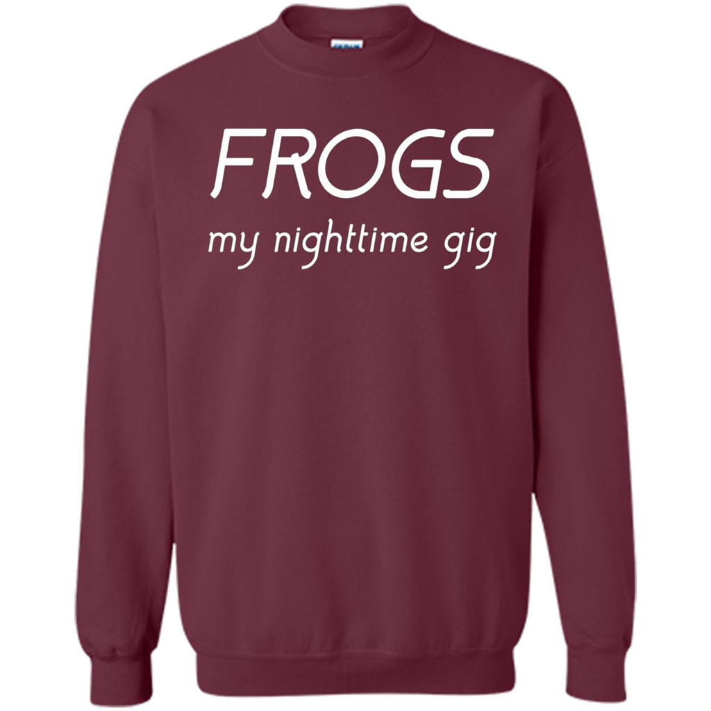 Frogs My Nighttime Gig T-shirt Maroon