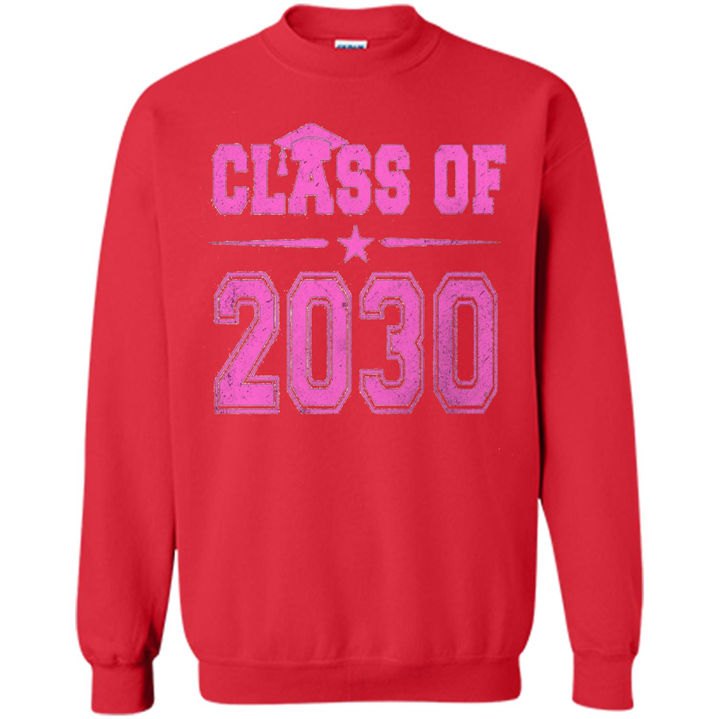 Class of 2030 Pink Girls T-shirt Red