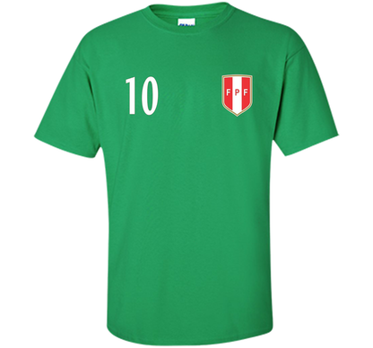 Soccer Peru T-shirt Peruvian Team Alternative T-shirt Irish Green