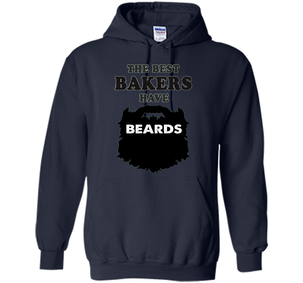 Baker T-shirt The Best Bakers Have Beards T-shirt Navy