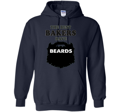 Baker T-shirt The Best Bakers Have Beards T-shirt Navy