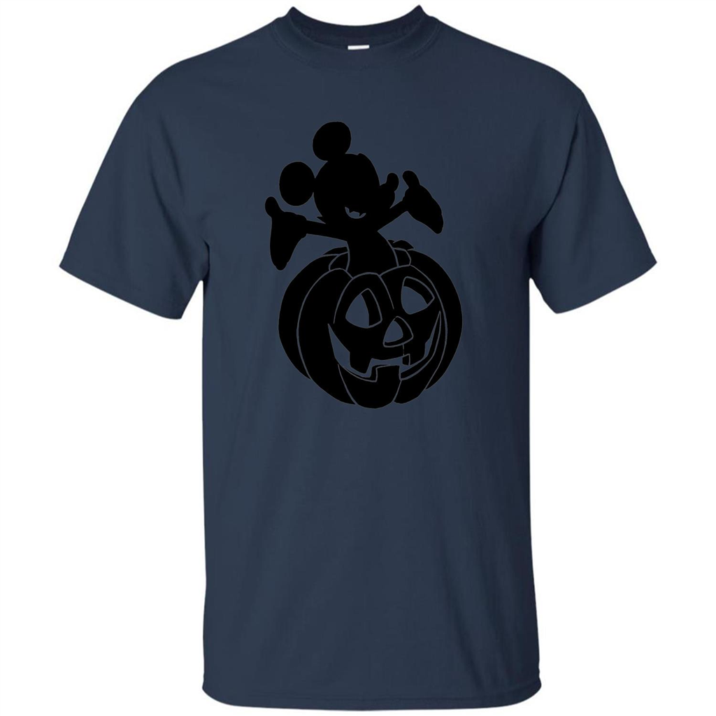 Mickey Mouse Halloween Pumpkin T-shirt Navy