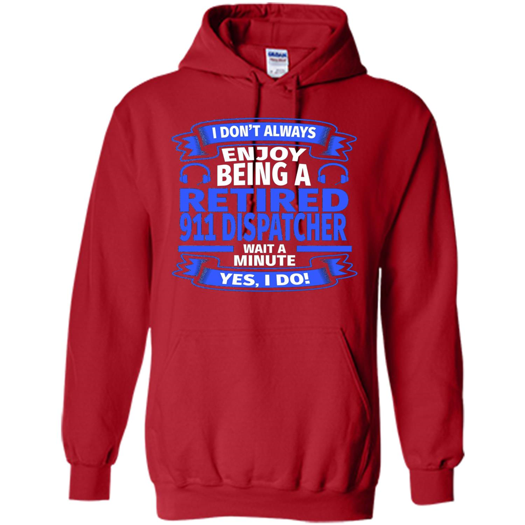 Retired 911 Dispatcher T-shirt Red