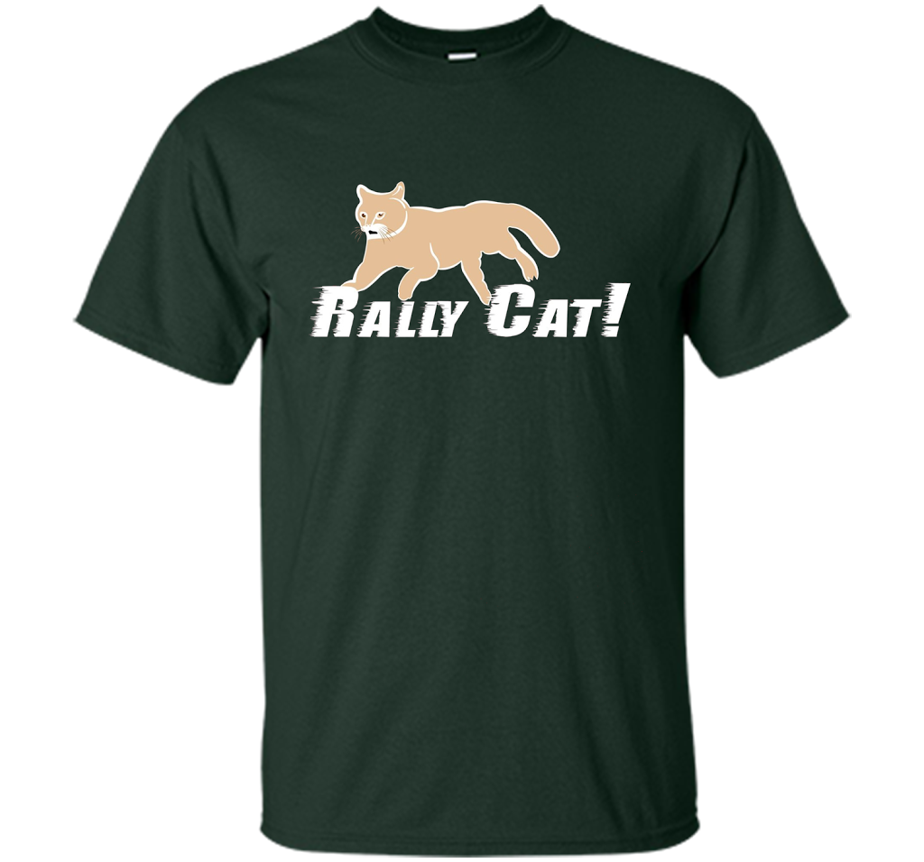 St. Louis Baseball Rally Cat T-Shirt t-shirt Forest Green