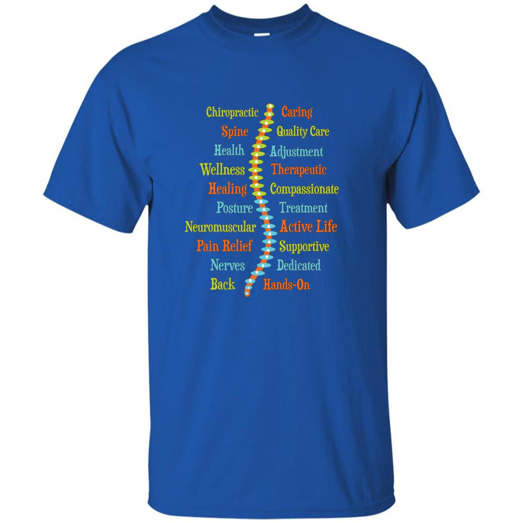 National Chiropractic Health Month Chiropracter T Shirt Royal