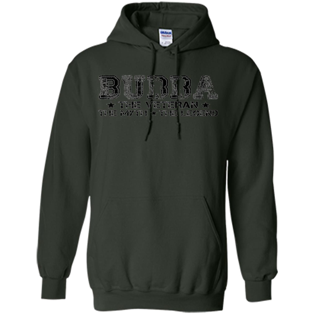 Fathers Day T-shirt Bubba The Veteran The Myth The Legend Forest Green
