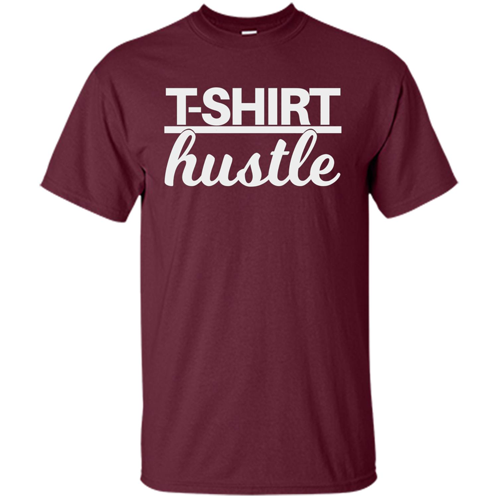 T-shirt Hustle Maroon