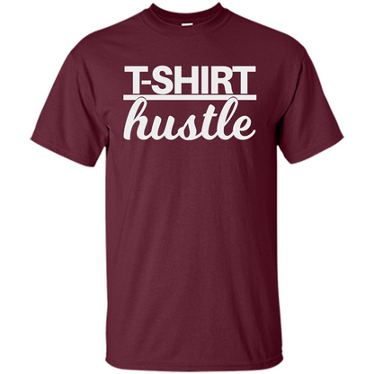 T-shirt Hustle Maroon