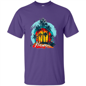 Summer T-shirt Hawaiian Islands Aloha T-Shirt