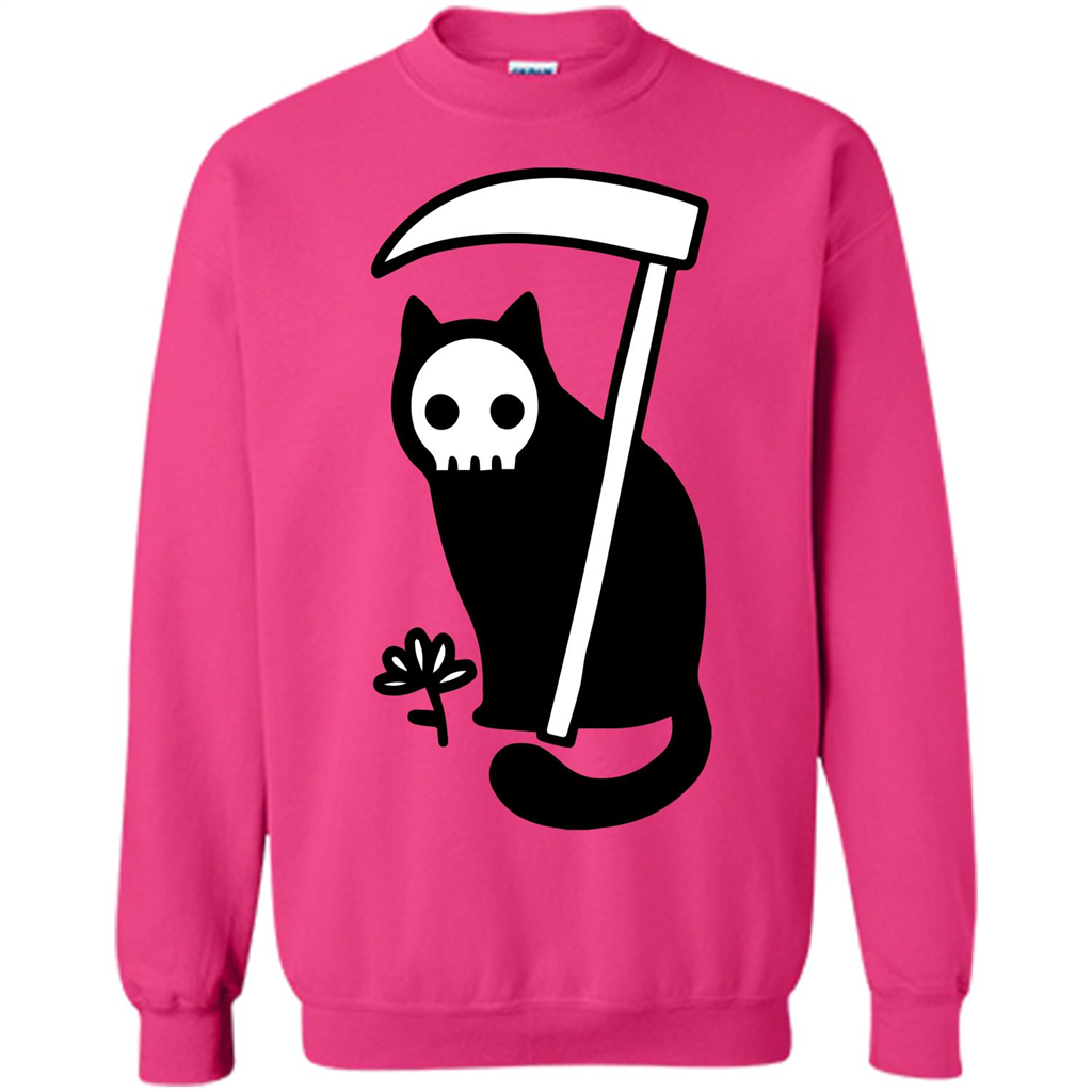 Cat Grimm Reaper T-shirt Heliconia