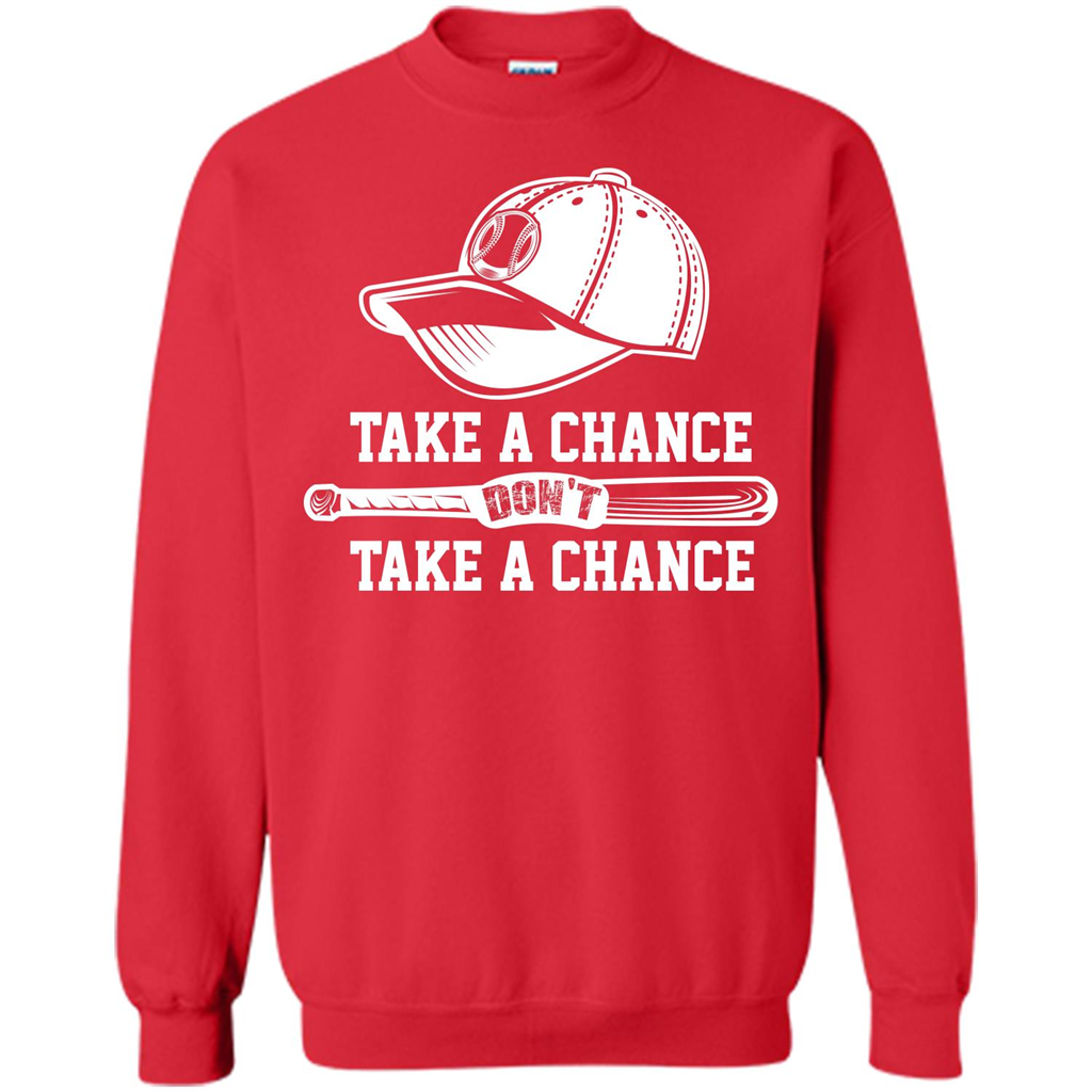 Football T-shirt Take A Chance Don't Take A Chance Red