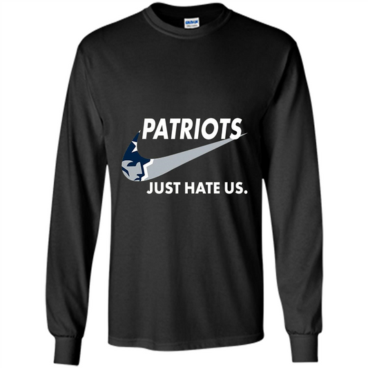 American Football T-shirt Just Hate Us Black