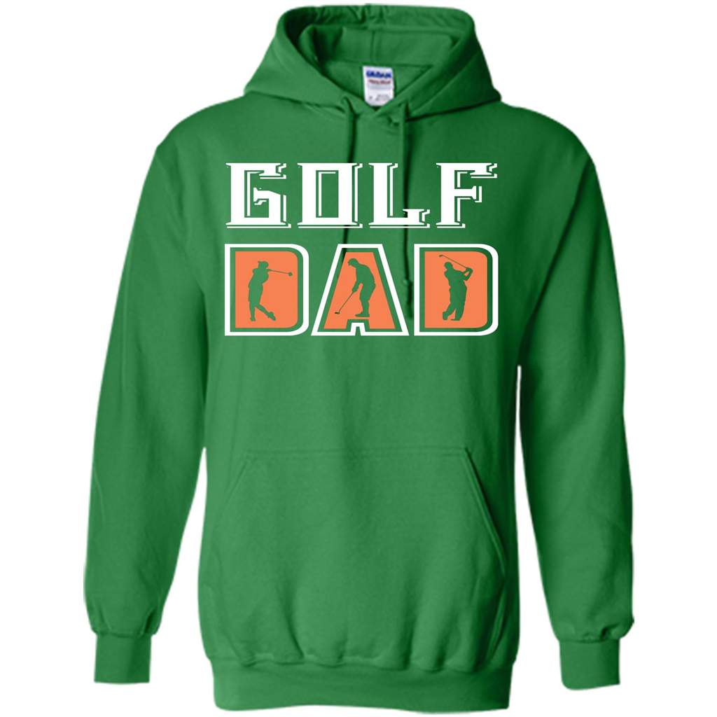 Golf Lover T-shirt Golf Dad Irish Green
