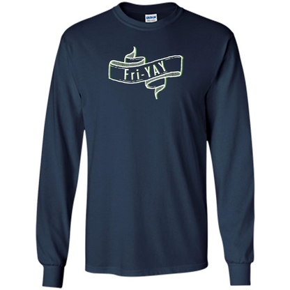 Fri-Yay - Friday T-shirt Navy