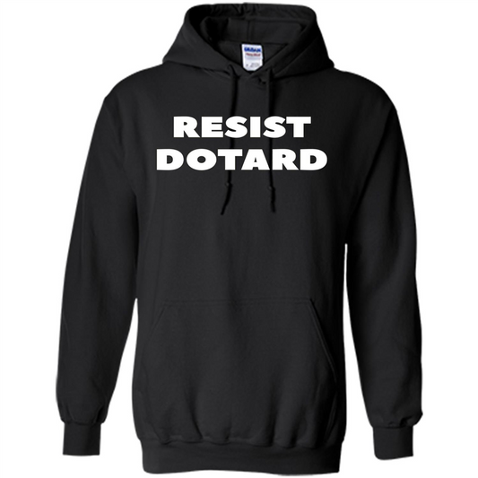 American President T-shirt Resist Dotard T-Shirt Black