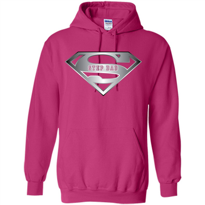Fathers Day T-shirt Super Step Dad Heliconia