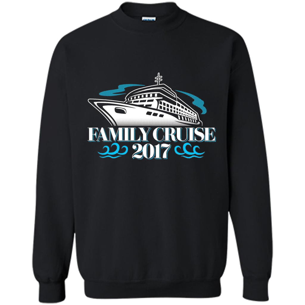 Family Cruise 2017 Vacation T-shirt Black
