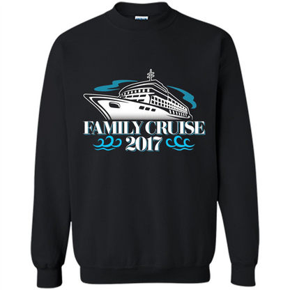 Family Cruise 2017 Vacation T-shirt Black